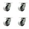 Service Caster 6'' Extra Heavy Duty Semi Steel Cast Iron Wheel Swivel Caster , 4PK CRAN-SCC-KP92S630-SSR-4 - alternate 1
